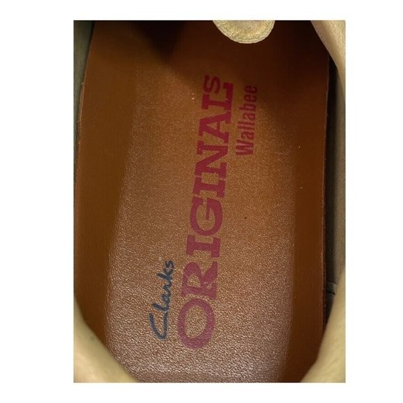 PB10 Clarks Original Suede Wallabee Natural Crepe Soles Women's 6M - Picture 7 of 8